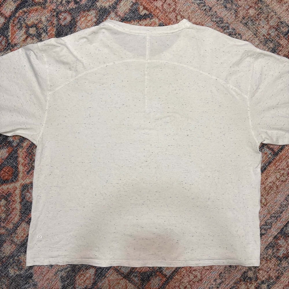 Lululemon LA Relaxed 3/4 Sleeve Crew Neck Top Size 10 - Picture 8 of 12